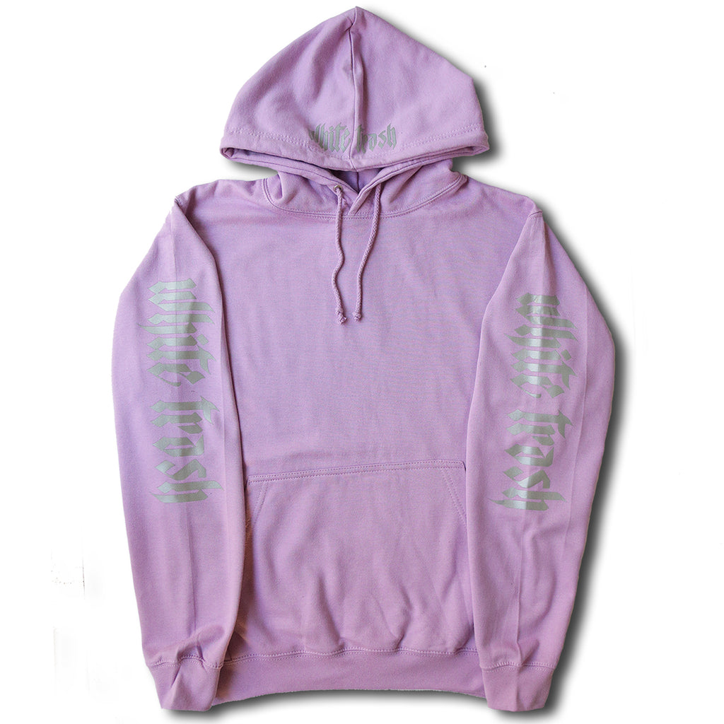 LILAC 'WHITE TRASH' OVERSIZED HOODIE (3M)
