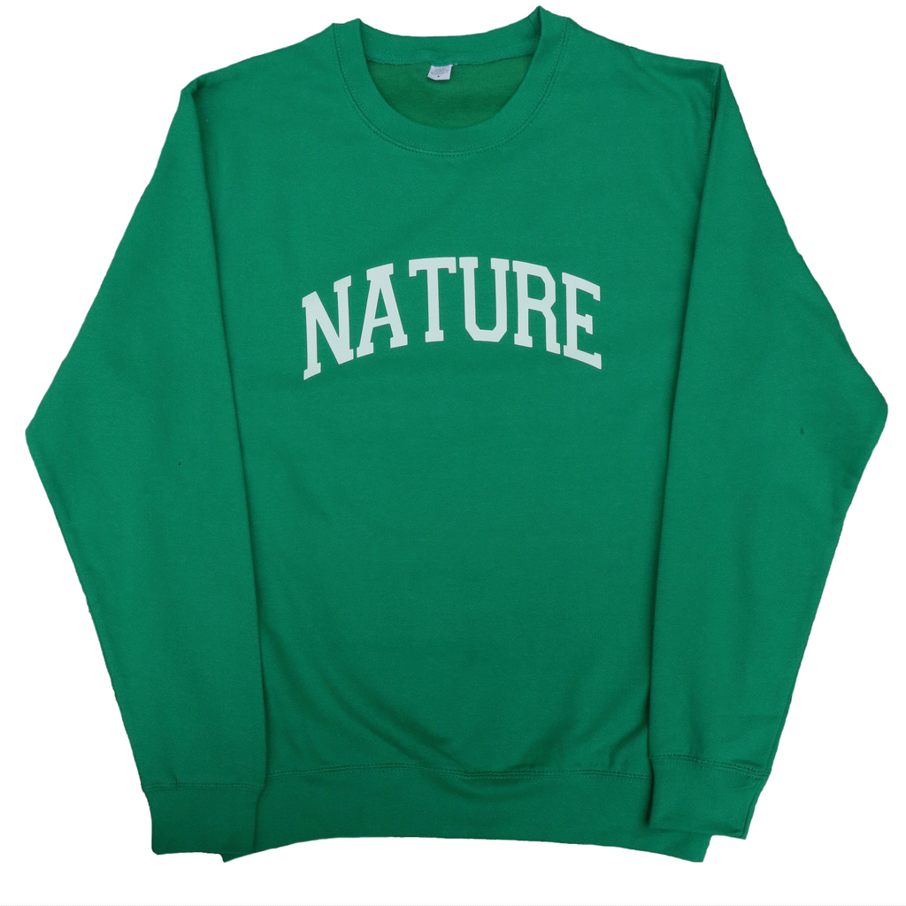 "NATURE" CREWNECK - GLOW IN THE DARK