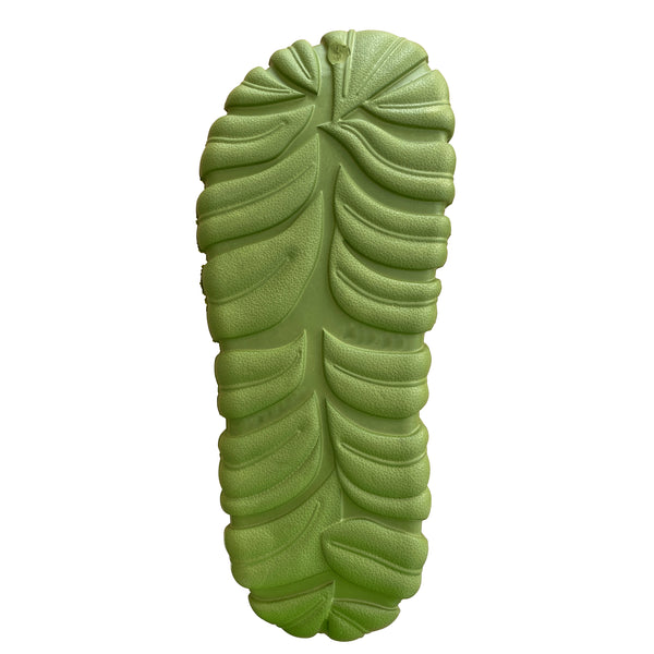 MULES PLANTES GREEN COLOR