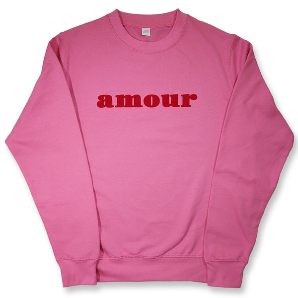 CREWNECK "AMOUR" PINK/ RED