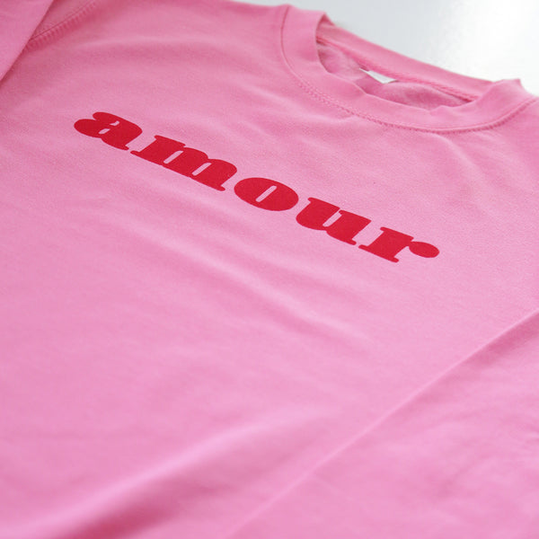 CREWNECK "AMOUR" PINK/ RED