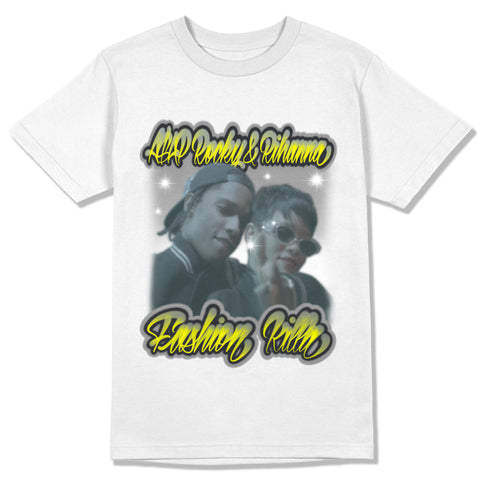 "A$AP ROCKY & RIHANNA - FASHION KILLA" LEGENDS TEE SHIRT