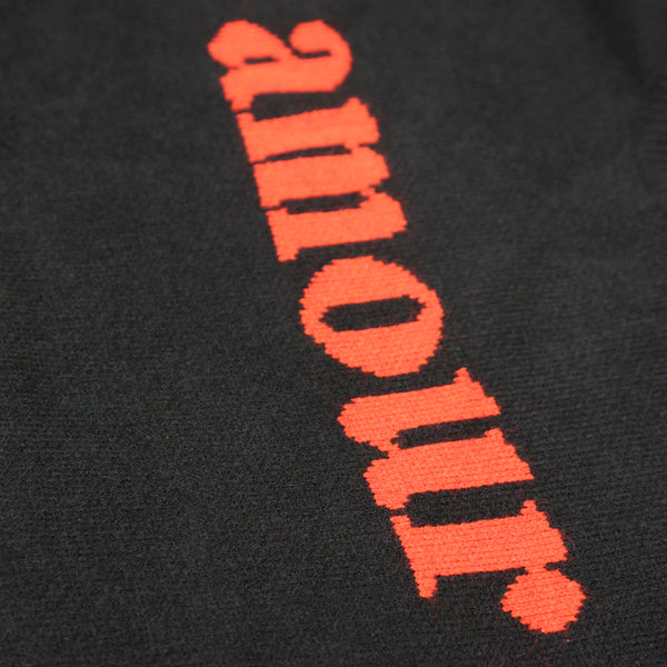 w/ FEELKOO "AMOUR" LOGO CREWNECK SWEATER