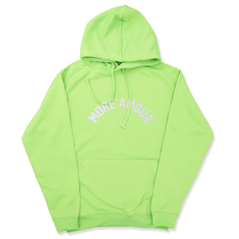 NEON GREEN"MORE AMOUR" HOODIE