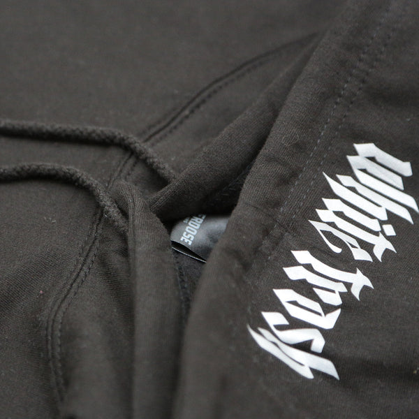 BLACK SMOKE 'WHITE TRASH' OVERSIZED HOODIE (3M)