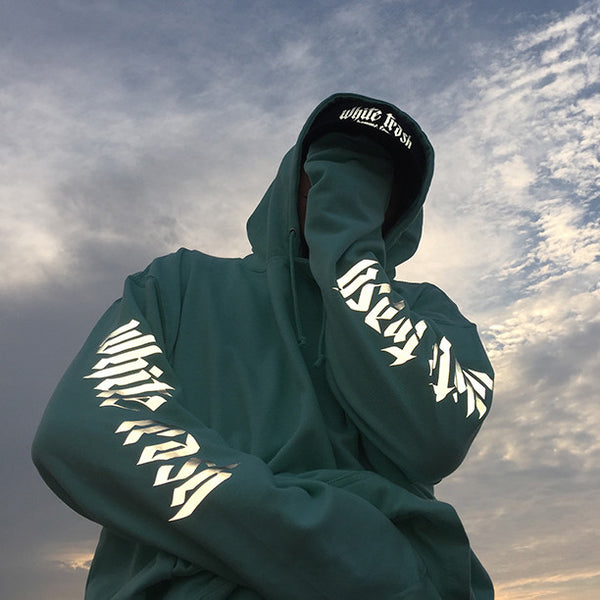 MINT 'WHITE TRASH' OVERSIZED HOODIE (3M)