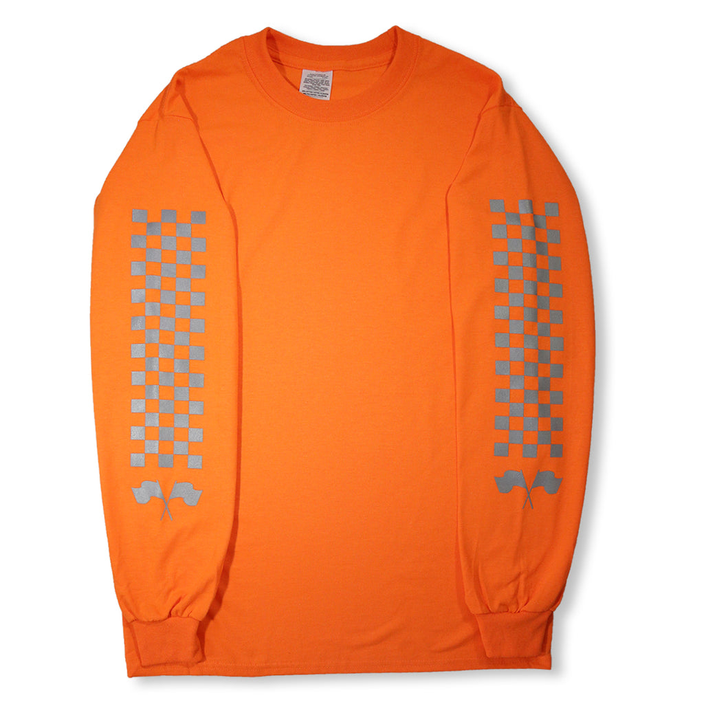 ORANGE LONG SLEEVES T SHIRT "RACING CLUB"