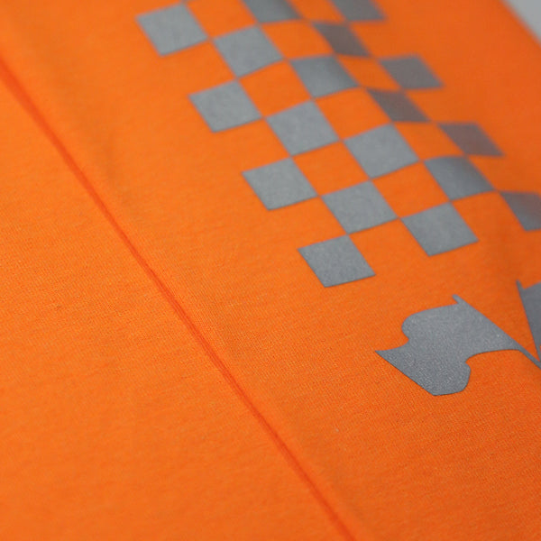 ORANGE LONG SLEEVES T SHIRT "RACING CLUB"