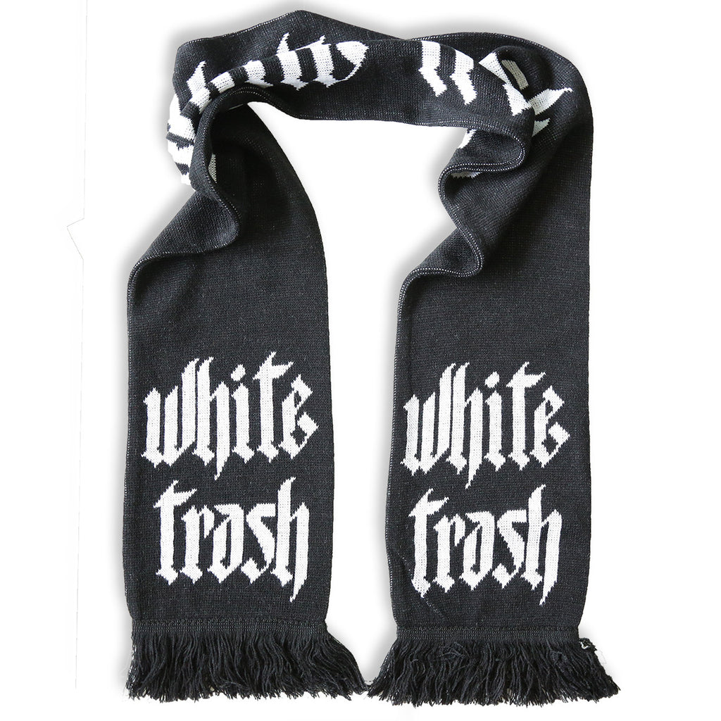 WHITE TRASH SUPPORTERS SCARF