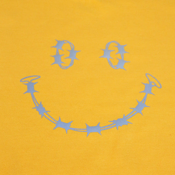 "HAVE A NICE DAY" SWEATSHIRT - MUSTARD YELLOW