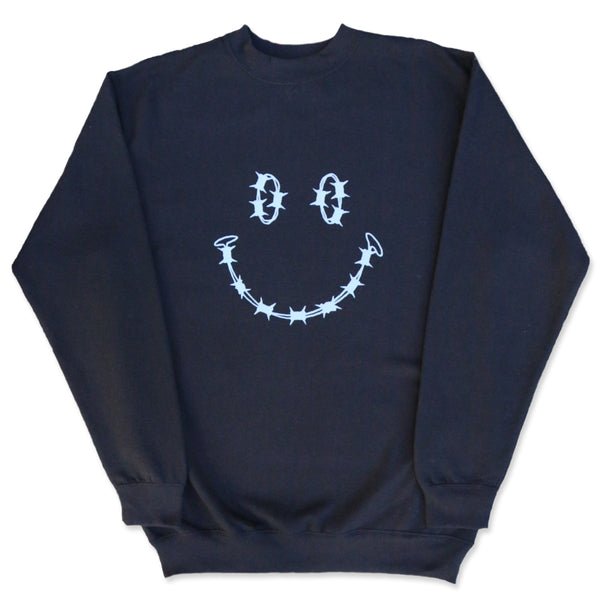 "HAVE A NICE DAY" SWEATSHIRT - BLACK