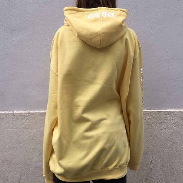 LEMON 'WHITE TRASH' OVERSIZED HOODIE (3M)